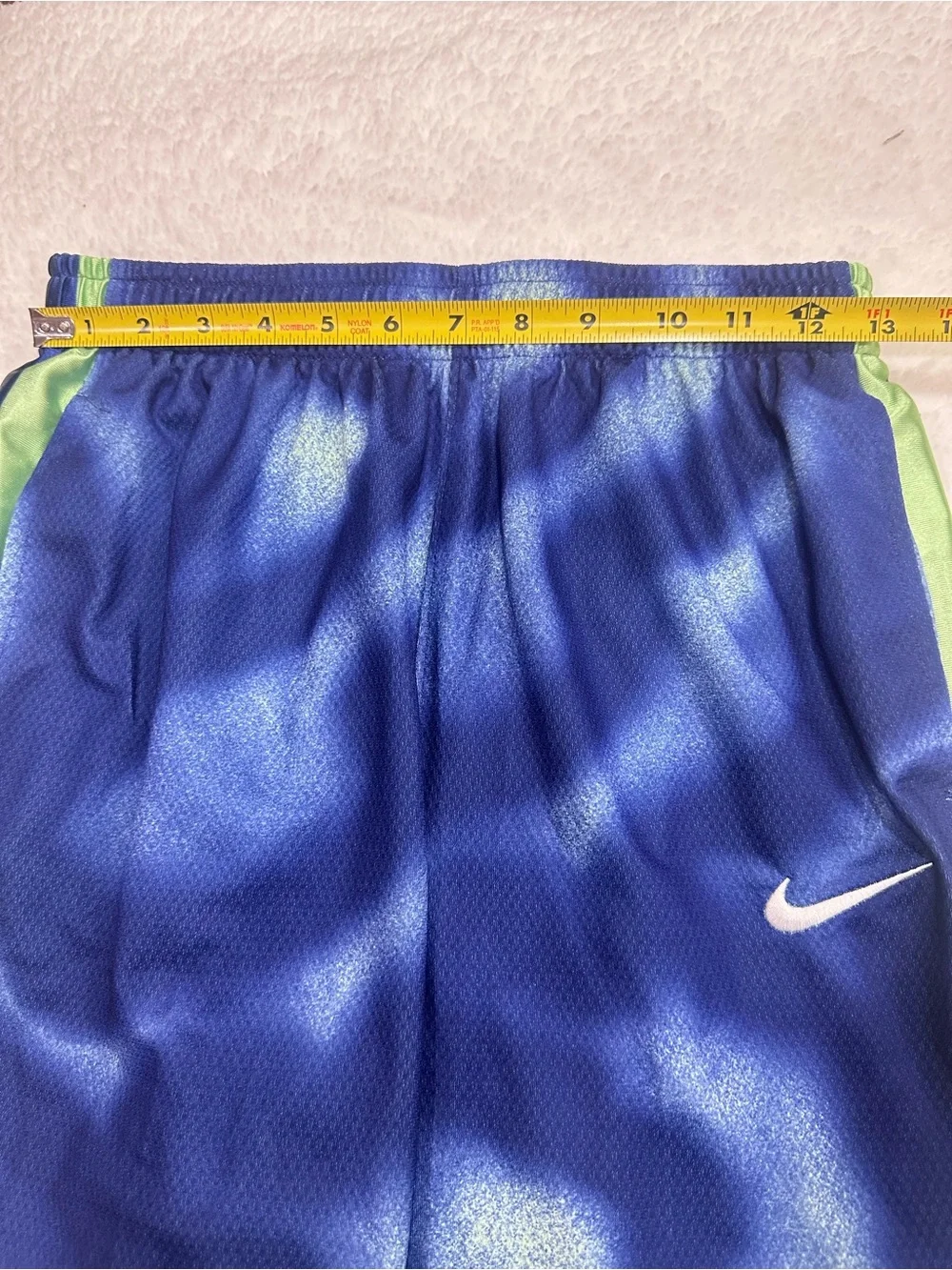 Boy’s Blue and Green Nike Dri-FIT Shorts